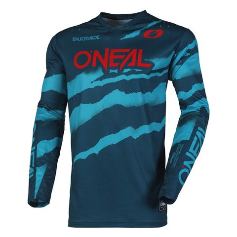 O'NEAL HARDWEAR ADULT JERSEY WILD - BLUE/TEAL