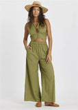 SISSTR HARLOW HIGH WAIST WOVEN PANT