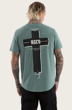 KSCY PROMISE DUAL CURVED TEE | PIGMENT GOBLIN BLUE