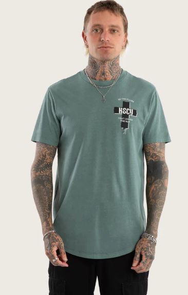 KSCY PROMISE DUAL CURVED TEE | PIGMENT GOBLIN BLUE