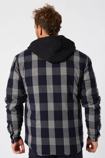 JETPILOT QUILTED FLANNEL JACKET