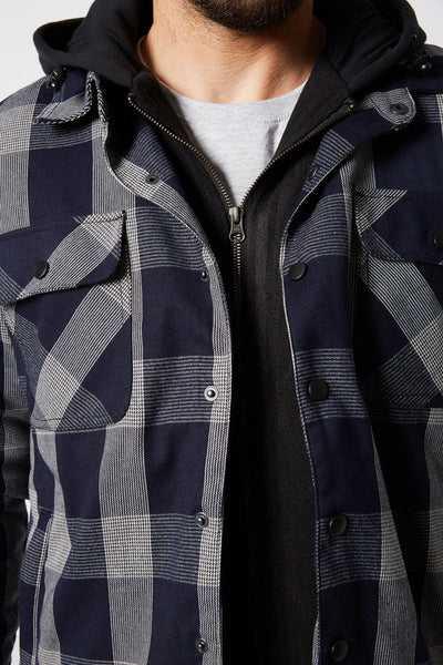 JETPILOT QUILTED FLANNEL JACKET