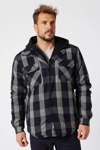 JETPILOT QUILTED FLANNEL JACKET