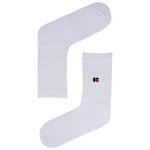 RUSSELL ATHLETIC CREW SOCK 3PK - WHITE