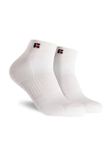 RUSSELL ATHLETIC LOW CUT SOCK 3PK - WHITE