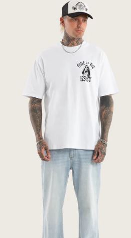 KSCY SAINT BOX TEE | OPTICAL WHITE