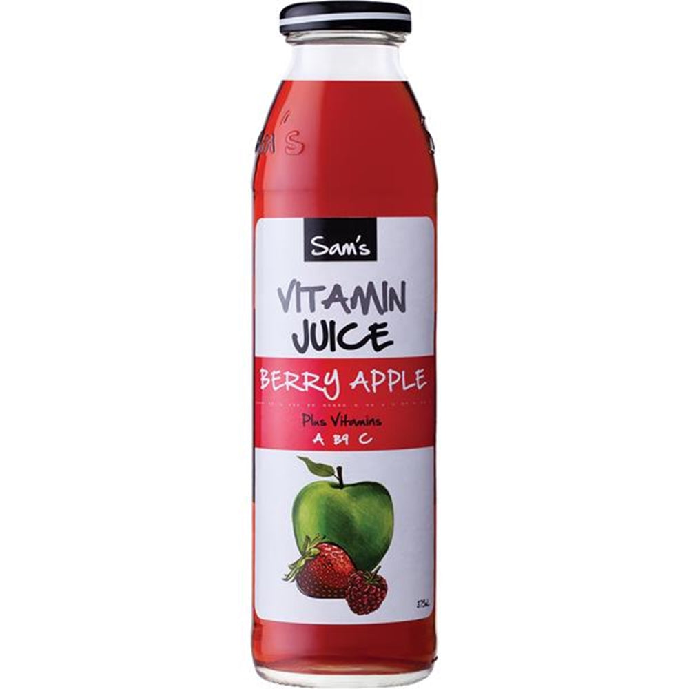 SAMS APPLE AND BERRY JUICE