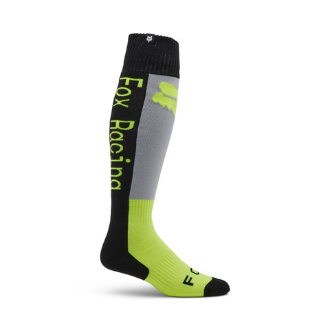 FOX 180 LEAN SOCK - GRAY/YELLOW