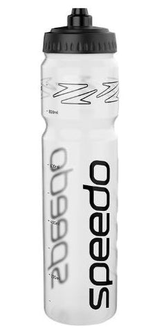 SPEEDO WATER BOTTLE CLEAR BLACK