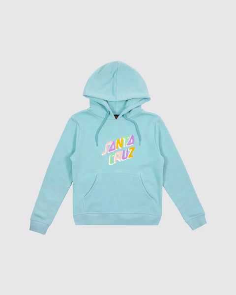 SPIRIT STACK STRIP HOODIE | TURQUOISE