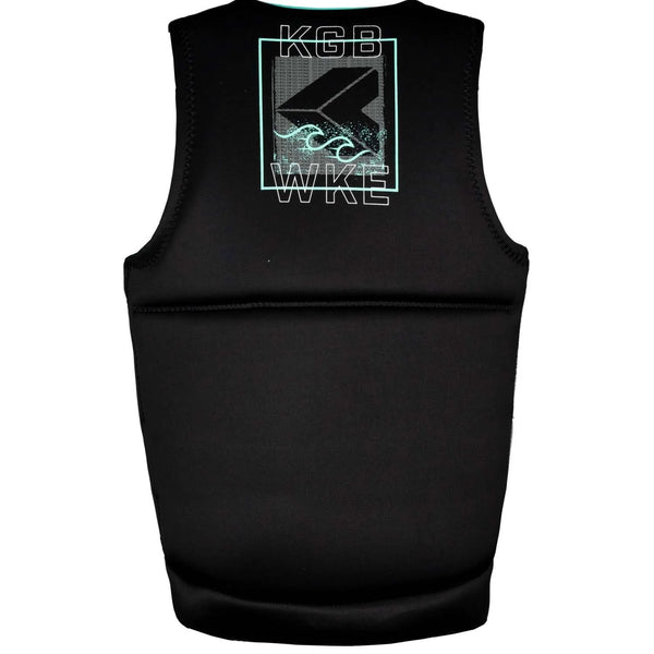 KGB TEEN TEMPO VEST | BLACK/GRAY/TEAL