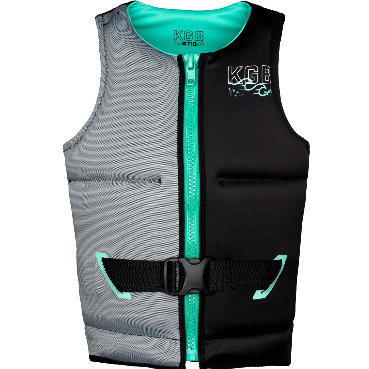 KGB TEEN TEMPO VEST | BLACK/GRAY/TEAL
