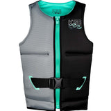 KGB TEEN TEMPO VEST | BLACK/GRAY/TEAL