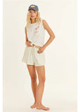 SISSTR TIANA WOVEN SHORT