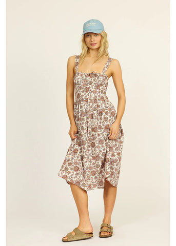 SISSTR CHASING TIDES MIDI DRESS