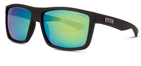 TUBAN-GREEN MIRROR POLARISED MATT BLK