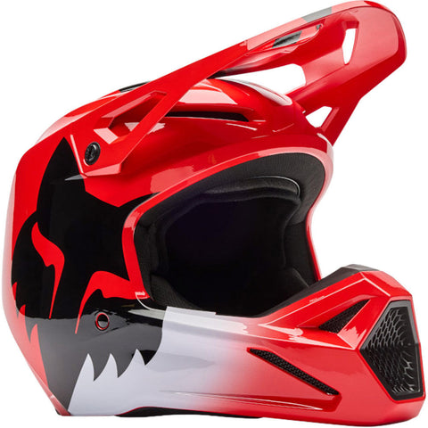 FOX 2026 V1 SHIELD FLO RED HELMET