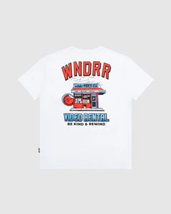 WNDRR VIDEO RENTAL BOX FIT TEE
