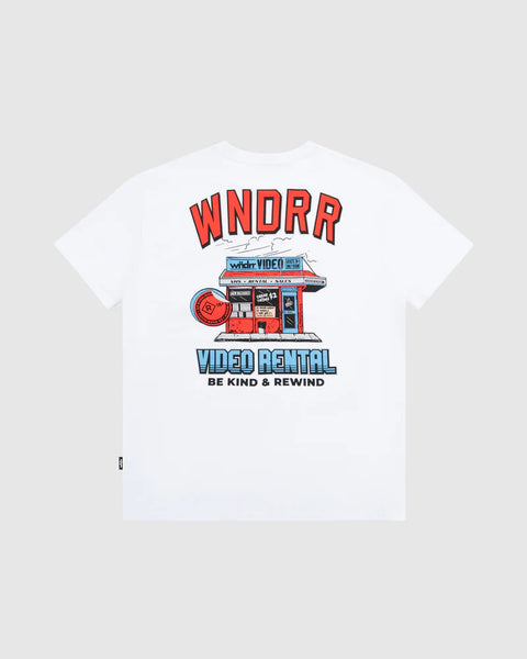 WNDRR VIDEO RENTAL BOX FIT TEE
