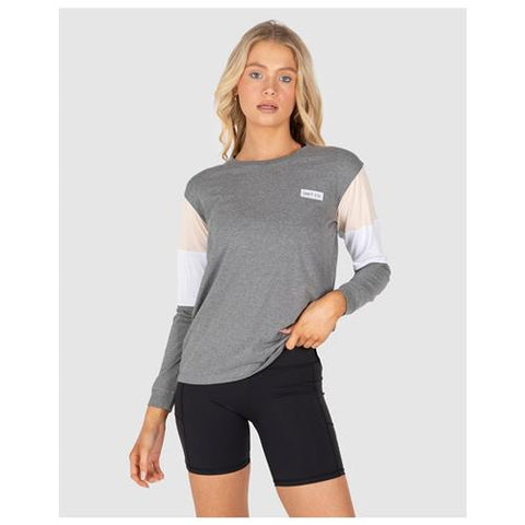 LADIES TEES LS - JULES - GREY