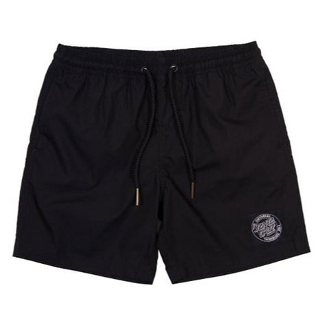 MGF DOT CRUZIER SOLID BEACH SHORT - BLACK