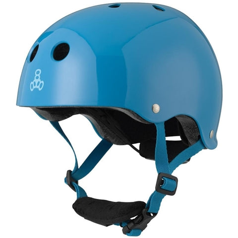 TRIPLE 8 LIL 8 CERTIFIED YOUTH HELMET BLUE GLOSS