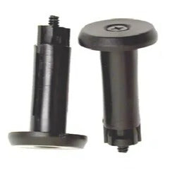 BIKE END PLUGS BLACK PP 16MM 2/SET
