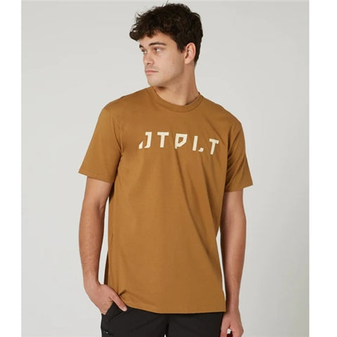 ICON MENS S/S TEE - CARAMEL