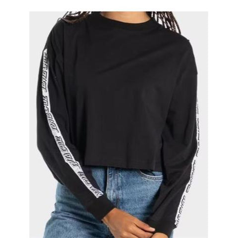 DRIP DOT TEE LONG SLEEVE CROPPED SHIRT