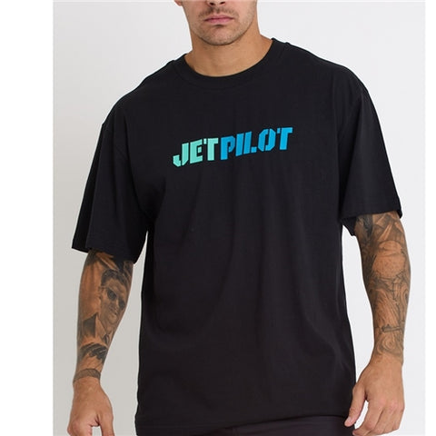 JETPILOT 86 SPINAL SS TEE BLACK