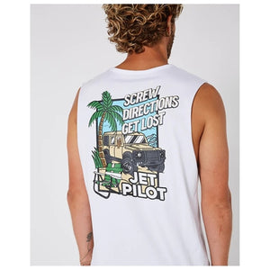 GET LOST MENS MUSCLE TEE