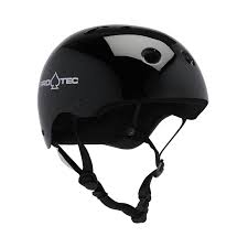 PRO-TEC GLOSS BLACK HELMET