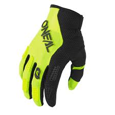 ONEAL ELEMENT GLOVES RACEWEAR BLACK/NEON YELLOW