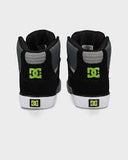 DC MENS SHOES PURE HIGH-TOP WC | BLACK/LIME