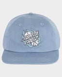 SANTA CRUZ FLAMING DICE DOT STRAPBACK CAP VINTAGE BLUE