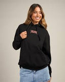THE MAD HUEYS BORN TO HUEYS WOMENS HOODED PULLOVER