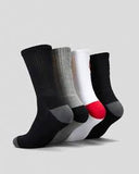 SANTA CRUZ CLASSIC DOT CREW SOCK 2-8 4 PACK