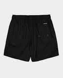 SANTA CRUZ MFG CRUZIER SOLID BLACK BEACH SHORT