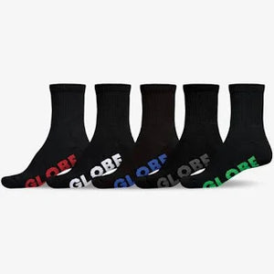 STEALTH CREW SOCK 5PK SIZE 7-11