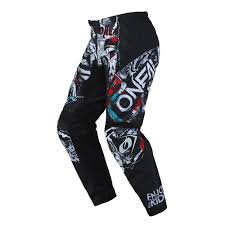 ONEAL ELEMENT PANT ATTACK - BLACK/WHITE