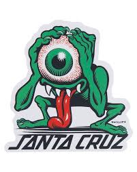 SANTA CRUZ EYEGORE STRIP MATTE STICKER