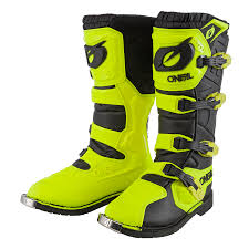 ONEAL RIDER YOUTH BOOTS NEON YELLOW/BLACK