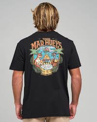 THE MAD HUEYS LOVING EVERY BBQ SS TEE - BLACK