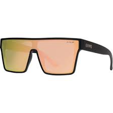 LIVE WASTELAND PINK MIRROR MATT BLACK SUNGLASSES