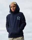 THE MAD HUEYS CAPTAIN TWO FACED YOUTH HOODED PULLOVER - NAVY