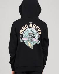 THE MAD HUEYS TUNNEL VISION YOUTH HOODED PULLOVER