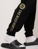 THE MAD HUEYS H SERIES SPLIT TRACK PANT - BLACK