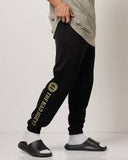 THE MAD HUEYS H SERIES SPLIT TRACK PANT - BLACK