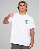 THE MAD HUEYS CARTS AND DARTS SS WHITE TEE