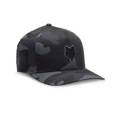 FOX HEAD FLEXFIT HAT BLACK CAMO